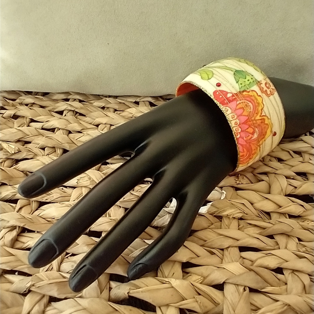 Bracelet Bangle NWOT Decorative Artistic style - Picture 2 of 13